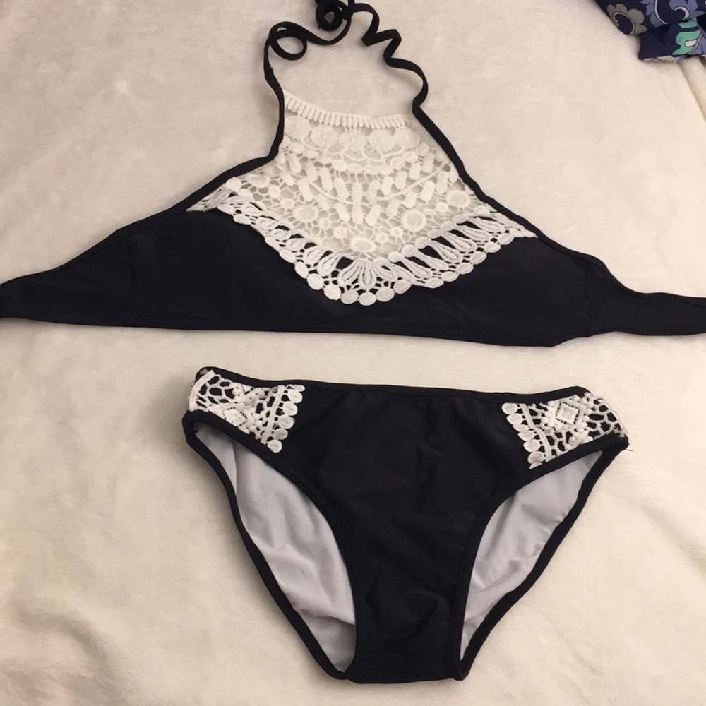 cute halter neck bathing suit good condition